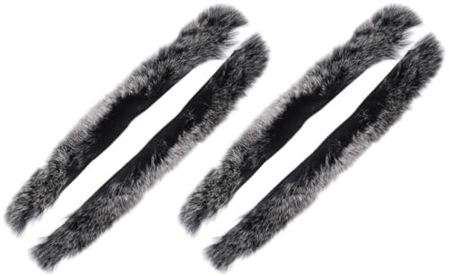 NOLITOY 4 Pezzi Ammortizzatori per Cordino Arco in Pelo di Coniglio Assorbente Vibrazioni per Tiro con Arco Tradizionale e Ricurvo Accessori per Caccia Leggeri e Resistenti