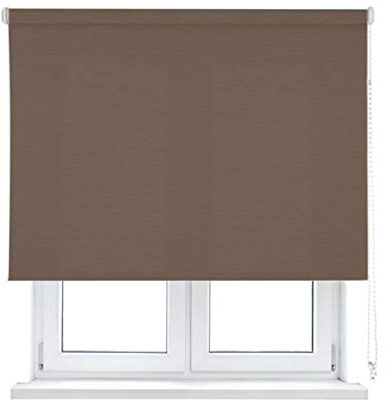 KAATEN Tenda a rullo traslucida - colore cappuccino, 105 x 250 cm