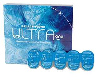 Bausch + Lomb ULTRA ONE DAY Lenti a Contatto Giornaliere Correttive, 90 Lenti, BC 8.6 mm, DIA 14.2 mm, -3.0 Diopt