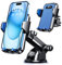 VANMASS 【Patentes y Certificados de Seguridad Soporte Movil Coche 2025【29+KG Succión Protección Militar】 Teléfono Salpicadero Parabrisas Ventilación para iPhone 16 15 Pro MAX Samsung, Azul