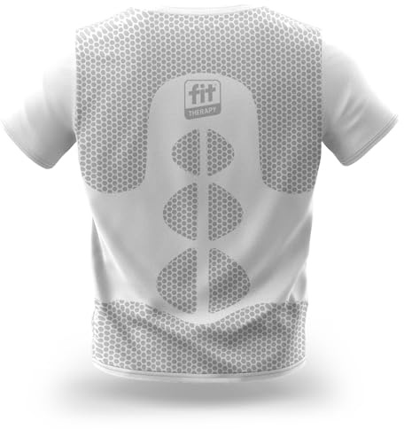 FIT THERAPY - Maglia Tecnica Unisex - Dispositivo Medico per Dolori Muscolari e Articolari Schiena, Cervicale, Spalle - Senza farmaci, Traspirante, Lavabile Fino a 300 Volte