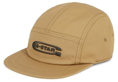 G-Star RAW Flat Brim 5 panelkeps, Brun (fennel seed D25379-9706-C961), En Storlek