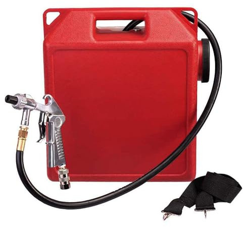 Bargains Crown Portable Sand Blasters 2.5GL Pot 5ft Rubber Hose Steel Nozzle 125 Psi Pressure Sand Blaster Air Gun Kit Complete for Paint, Stain, Rust Removal & Special Surface Treatment of Material