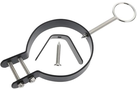 Ciieeo Ham Fixer Creative Ham Holder Useful Stand Storage Rack for Home Black Metal Storage Stand for Kitchen