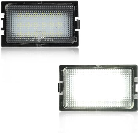 GSOWO LED Kennzeichenbeleuchtung für Land Ro-ver L319 L359 LR2 2008-2015 LR3 LR4 Range Ro-ver Sport L320, Hochwertige Can-bus Fehlerfrei 18 SMD Nummernschildbeleuchtung, 2 Stücke