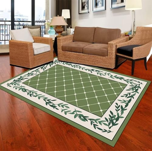 RUGMRZ Teppich Draußen Rugs Grüner Jugendzimmerteppich Sofateppich rutschfest und langlebig Teppiche Für Wohnzimmer Home 180X280CM