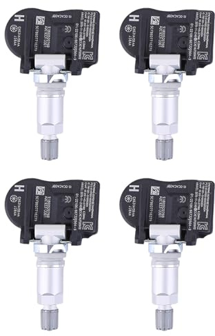 4Pcs Tyre Pressure Sensor for Range Rover Sport Evoque for Land Rover Discovery Defender LR2 LR3 for Jaguar F-Pace I-Pace XE XF XJ TPMS Tire Pressure Monitoring System GX631A159AA LR070840