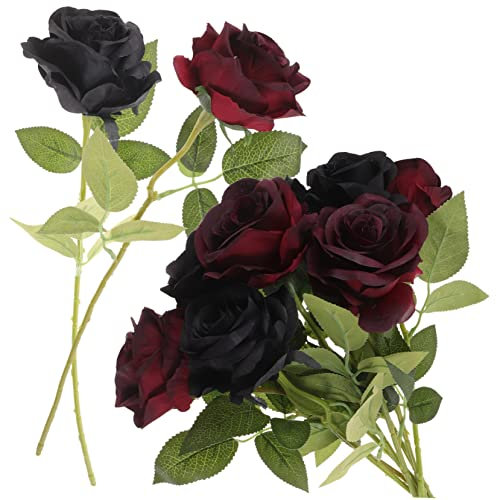 Amosfun 8pezzi Fiori Artificiali Decorazioni Per Feste Finte Fiori Bomboniere Per Non Adatte