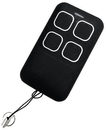 Cpolebev Clone Universale per Porte da Garage Universal 280-868 MHz, A 4 Pulsanti Copia Telecomandi per Cancelli Elettrici. Alta qualità, Facile da Usare, Colore Nero.