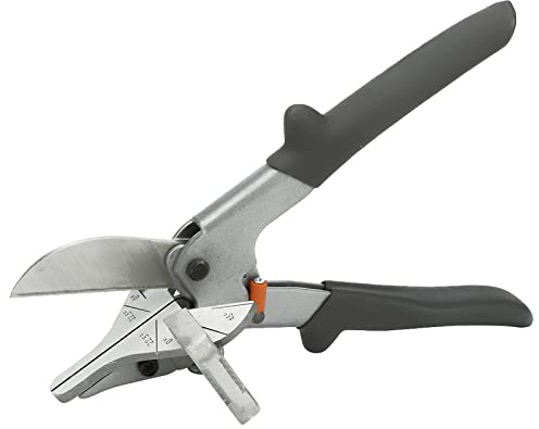 Yctze Forbici per Canaline Ad Angolo Regolabile Multifunzione - Utensile Manuale per Tagliare Rifiniture a 45° e 90° per Fili e Lavori in Legno