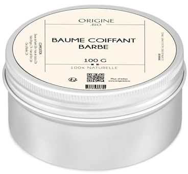 Baume d’Entretien Pour Barbe – Nourrissante, Adoucissante, Hydratant - 100% Naturel - Marque Origine.bio - 100 G