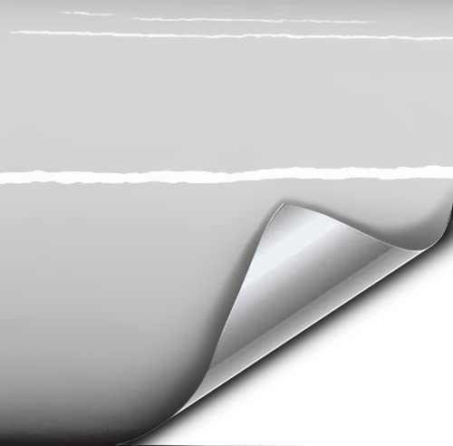 VViViD White Gloss Vinyl Wrap Roll with Air Release Technology (6ft x 5ft (Hood, Roof or Trunk Wrap Kit))