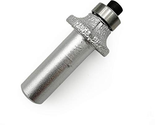 SHDIATOOL 1/2 Zoll Schaft Rundfräser 06 mm Radius Eckkantenformung Marmor Granit Quarz Stein