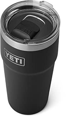 Yeti Rambler 16 Oz Stackable Pint Cup Black