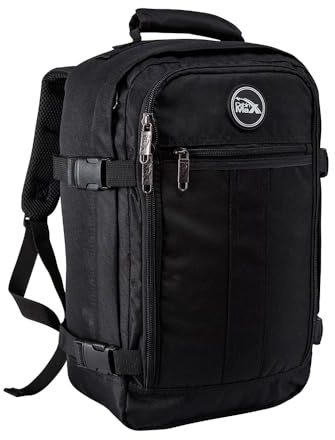 Cabin Max Reiserucksack 40x20x25 für Handgepäck – Unter-Sitz-Rucksack geeignet für Ryanair (20L recyceltes Polyester RPET), 40 x 20 x 25cm