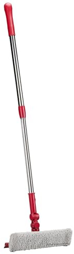 Dirt Devil Fensterwischer – Fensterzieher und Fensterwischer – mit Teleskopstiel - 89 x 25.5 x 9.5 cm - Ausziehbarer Fensterputzer, Rot