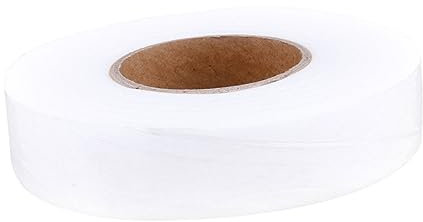 HOODANCOS 1 Rolle Doppelseitiges Klebeband Zubehör aufbügeln Stoffband Geist Saumband aufbügeln extra Klebebänder aus Vliesstoff praktisches Stickvlies Patchwork Netz Einlage Kleidung Weiß