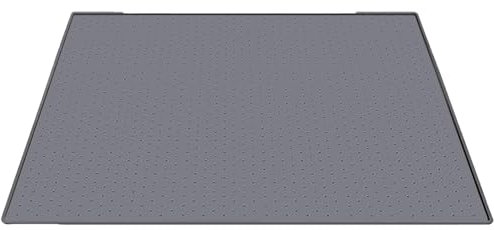 STOUCLA kaffeemaschine Matte, Silikon Matte Unter Kaffeemaschine,Silikonmatte Kaffeemaschine, Unterlage Kaffeemaschine aus Silikon, Silikonmatte mit körniger Oberfläche, Kaffeemühle kompatibel, Grau