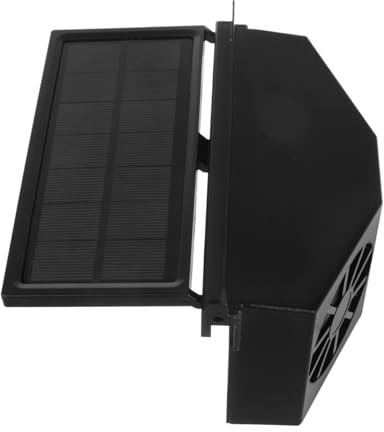 ULTECHNOVO Solar-powered Car Ventilation Fan Car Window Exhaust Fan Solar Powered Vehicle Supply