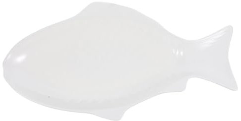 OKUMEYR 15 Fischförmige Keramik-lebensmitteltablett Gedämpfter Fischteller Zartes Fischdesign Elegante Servierplatte