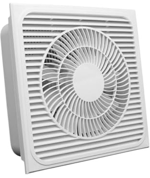 cfycfy987 Ventilation Fan 30 * 30cm Kitchen Built-in Integrated Ceiling Exhaust Fan Bathroom Powerful Ventilation Fan Household Exhaust Fan Bathroom Fan Extractor