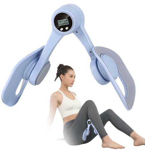KBIBCK Kegel Pelvic Floor Trainer for Women,Pelvic Floor Muscle Trainer with Counter 360° Rotating Pelvic Floor Exerciser, Inner Thigh Muscle Master Exercise Devices, Thigh Trainer for Home Gym (Blue)