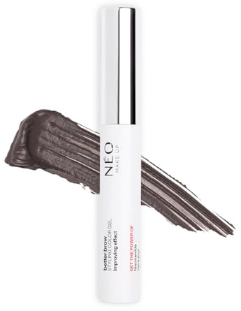 NEO MAKE UP Tinte Cejas maquillaje - Mascara Tinte Para Cejas - Better Brow - Styling Color Gel de Cejas - Eyebrow Gel - Dark Brown - Marron - 4 ml