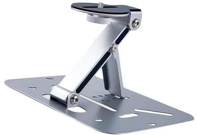 Gissroys Support de montage pour projecteur réglable en métal léger - Support pivotant pour bureau - Montage mural - Charge supportée : 10 kg