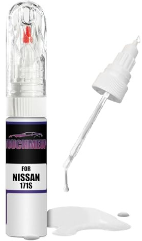 Für Nissan Classic White Solid 171S Lackstift Pinsel Kratzer Chip Fix Kit