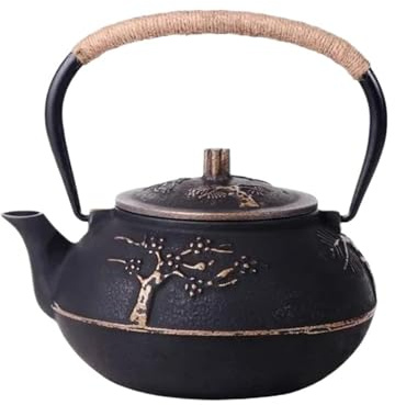 Service Infuseurs Kung Fu En Métal Avec Filtre À Filet, 7 Choix, Ensemble De Théière Fonte, Tetsubin, Bouilloire Émaillée 900ml Services A Thé Portables(Type-D)