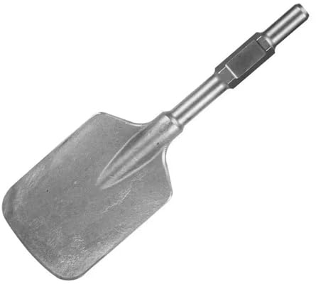 Bêche à Argile Grande pioche électrique for arracher Les Arbres, Creuse des tranchées for soulever Jeunes, Pelle en Forme de cœur pêche, diamantée, Essence spéciale(Flat Shovel)