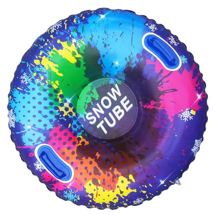 Inflatable Sledge for Winter Sports | 85 cm Cold Resistant | with Handles, Inflatable and Heavy Duty for Family