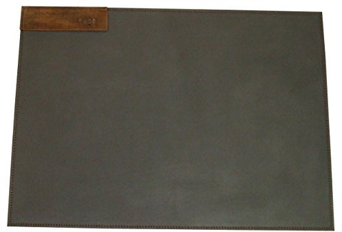 TEAM BEUST Schreibunterlage Schreibtischunterlage echt Leder ca. 70 x 50 cm graphit Jahreszahl 1958