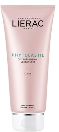LIERAC Phytolastil Gel, Stretch Mark Prevention Gel for Pregnancy, Weight Loss, Puberty, Contains Alchemilla/Ivy/Horsetail, 200 ml