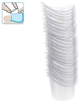65 Pcs 5ml Disposable Eye Wash Cups Portable Plastic Measuring Cup Eye Flush Cleaning Cups