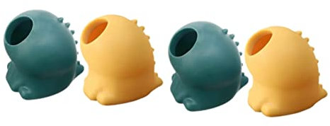 Amosfun 4 Stück Eigelbtrenner Eigelb-weiß-trennzeichen Cartoon-eigelb-trennzeichen Küchen-ei-gadget Ei-separator Eigelb-weiß-separator Eigelbteiler Eiweißtrenner Küchengerät Kieselgel