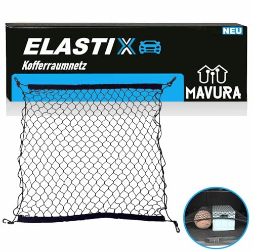 MAVURA ELASTIX Kofferraumnetz Auto Gepäcknetz Trennetz Abdecknetz