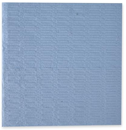800 Stück Hygoclean Reinigungstücher, 4-lagig | Recyclingpapier, gelegt, blau, L: 37cm, B: 36,5cm, Reinigungstücher, Putztücher, Papiertücher