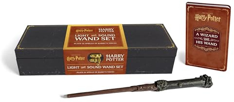 Harry Potter: Harry Potter Light and Sound Wand Set: Plays 12 Spells in Harry’s Voice!