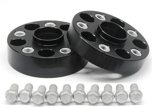 ZWBHNB Auto Spurverbreiterungen Für VW Für Bora Für Golf III IV Für Passat Für Polo Räder Spacer Hub Spacer Spurverbreiterungen distanzscheiben(Schwarz 30mm)