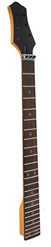 aqxreight Gitarrenhalsfingerplatte 24 Bund 25,6in Eleganter Holz E -Gitarrenhals Ersatz