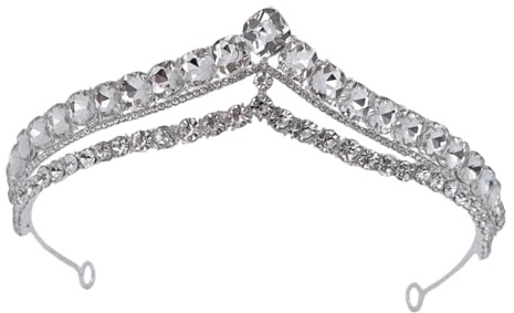 PACKOVE Coroncina Nuziale Tiara per Matrimonio e Feste Accessorio Decorativo per Donne e Ragazze