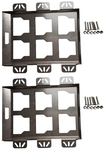 Global Set Mounting Plate for Truck Bed Vehicle Partitions Workplaces Strong Rustless Planner with Hardware Encompassed Untarnished Workshop Planner