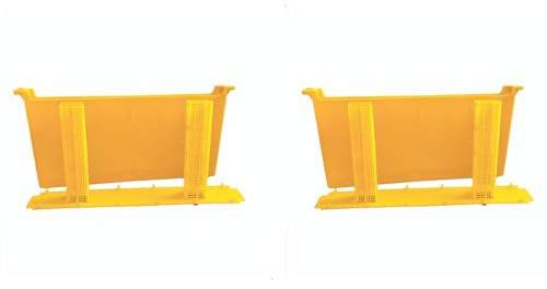 BUAGOUWZ 2X Alimentador Colmena, Alimentador Abeja, Alimentador Agua para Colmena, Dispensador Agua Profundo para Apicultura, Herramientas Alimentación Abejas