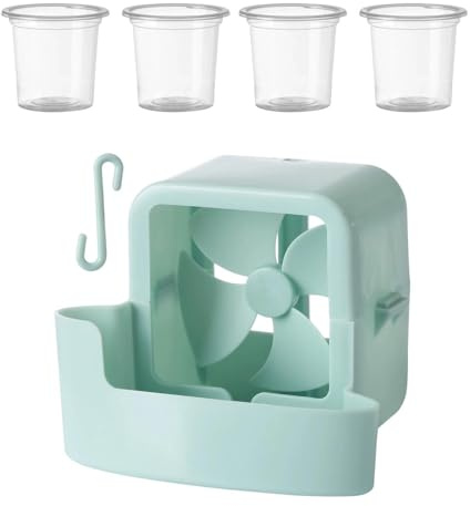 Accesorio de refrigeración para ventilador – Dispositivo suspendible de bajo consumo | Dispositivo refrigerante para ventilador colgante | Para balcón, patio, dormitorio, oficina, casa, tienda, patio