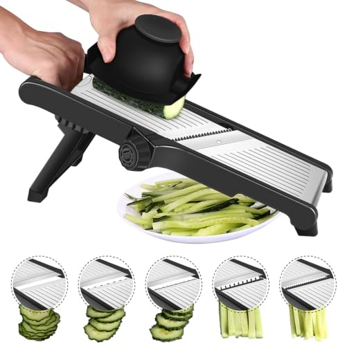 Mandolina Vegetal Profesional – Cortador de Verduras Ajustable