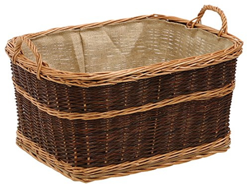 Dehner 5453303 Korg, Mörkbrun, 60 x 47 x 31 cm