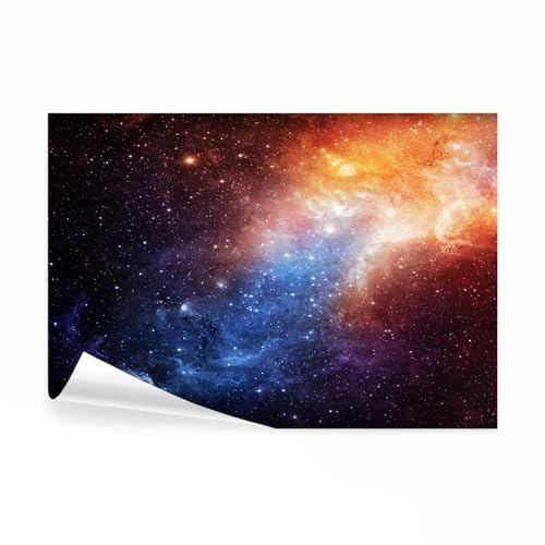 decomonkey Fototapete Kosmos, 350x256 cm, XXL, Sterne Himmel, Vlies, Design | Schlafzimmer, Wohnzimmer, Tapete, Fototapeten, Tapeten, Vliestapete, Wandtapete, moderne, Wand