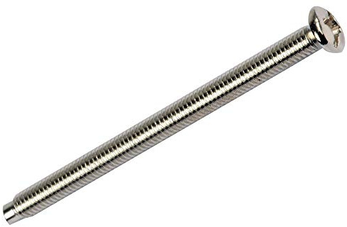 Pro Elec PEL01177 Electrical Socket Screws, 3.5 mm x 50 mm, Phillips Head, Pack of 50