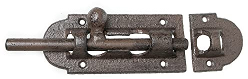 Türriegel aus Gusseisen im Vintage Look (Schiebehaken L 20 cm)